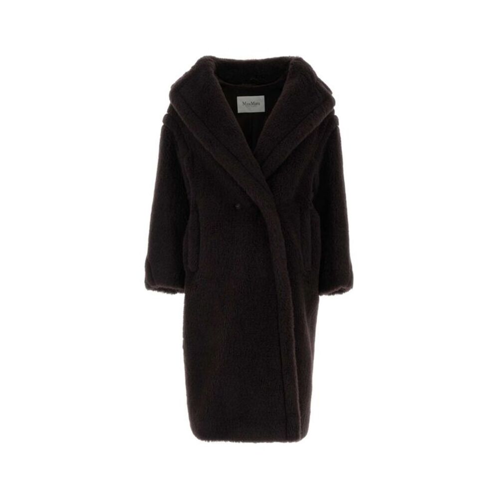 Max Mara Women Dark Brown Teddy Tedgirl Coat